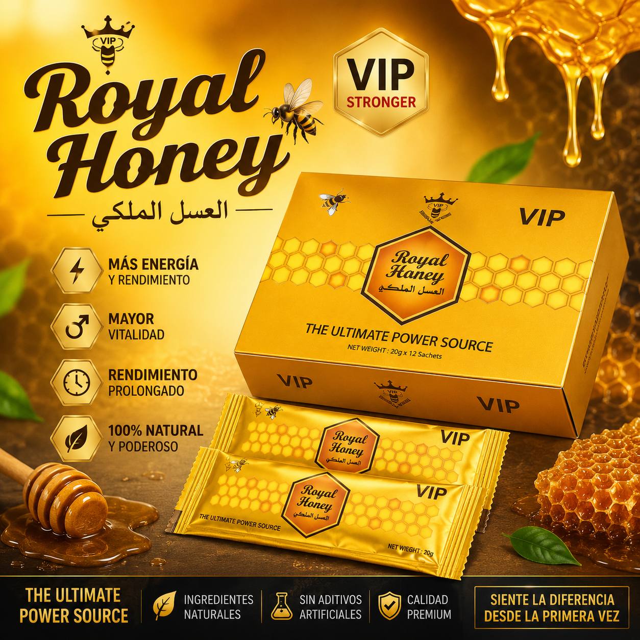 Royal Honey VIP ( Caja 12 Sobres )