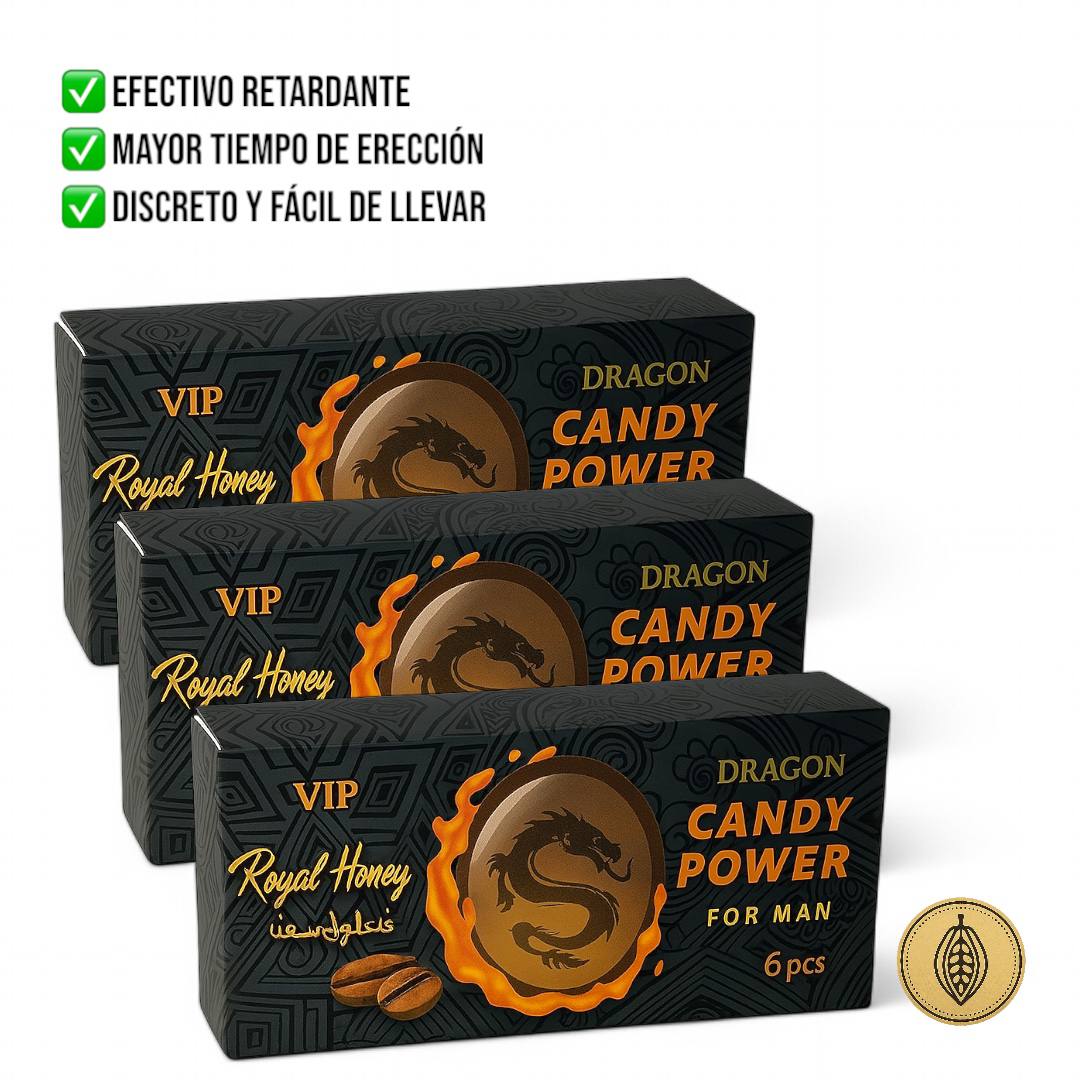 Dragon Candy Power 3 Paquetes (18 Caramelos)