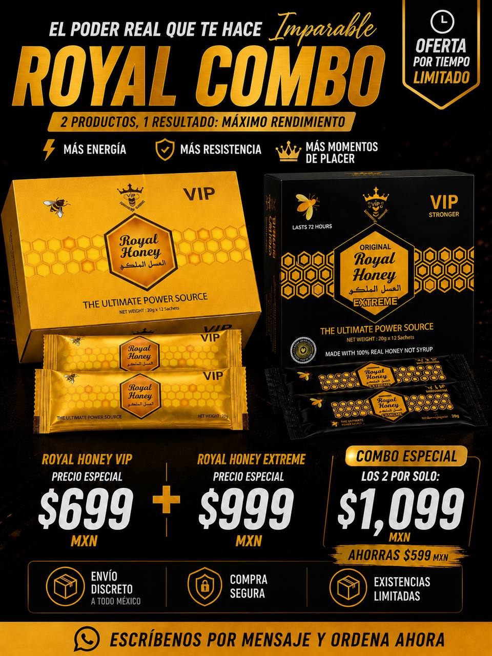 Promoción Royal VIP x Royal Extreme