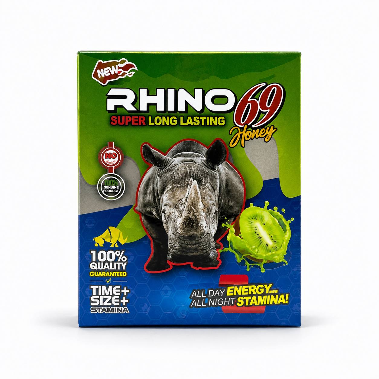 Rhino 69 Premium Honey ( Caja 12 Sobres )