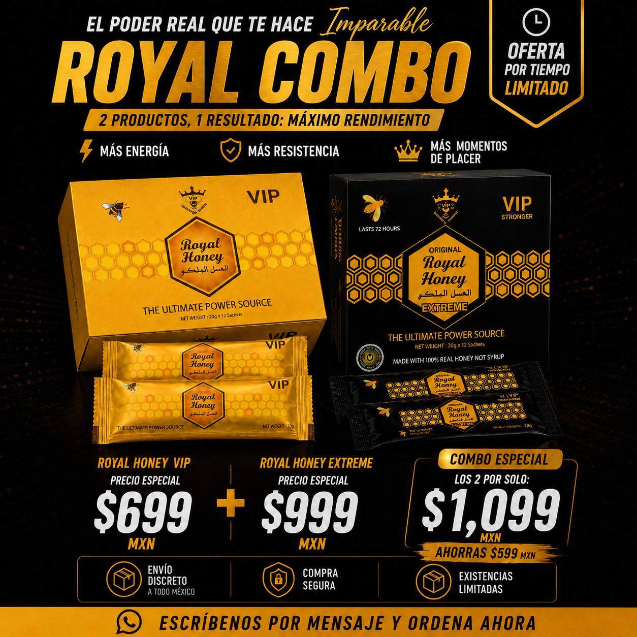 Promoción Royal VIP x Royal Extreme